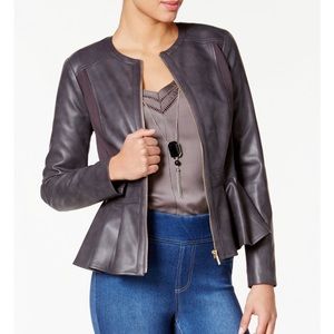 Thalia Sodi Faux Leather Jacket